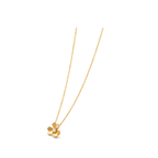 Van Cleef & Arpels Frivole collection mini diamond-set clover necklace