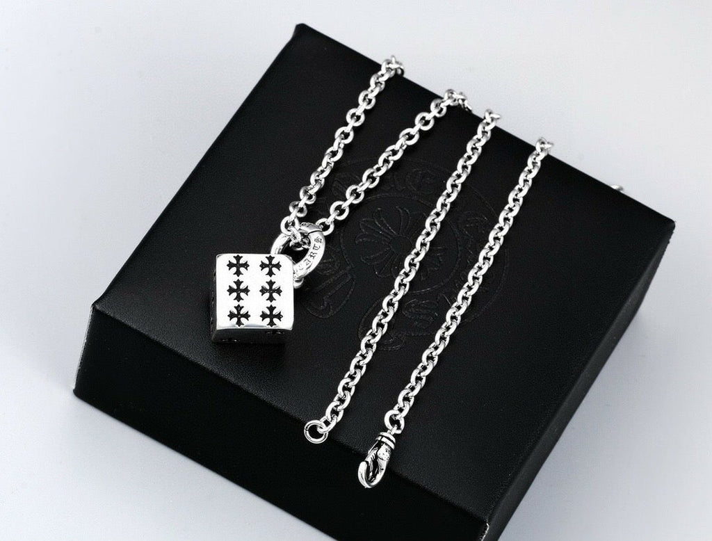 Chrome Hearts Dice Pendant Necklace