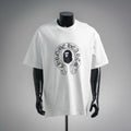 BAPE x Chrome Hearts Collaboration Baby Milo Cross T-Shirt - White Streetwear Tee