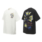 Chrome Hearts 2026 New Hand-Painted Graffiti Cross Short-Sleeve T-Shirt