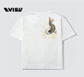 EVISU "Koi Leaping Over the Waves" Print Short-Sleeve T-Shirt is