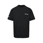 Chrome Hearts 2026 SS Gothic Dagger & Monogram Pocket T-Shirt - Black Unisex Cotton Tee with Pink Cross Motif