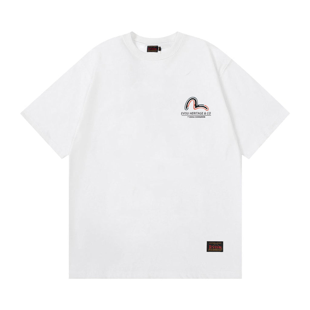 The EVISU Heritage & Co. series classic T-shirt is...
