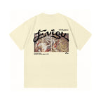 EVISU "Baize" Mythical Beast Print Short-Sleeve T-Shirt