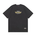 EVISU Summer New Arrival: "Family Crest" Print Short-Sleeve T-Shirt