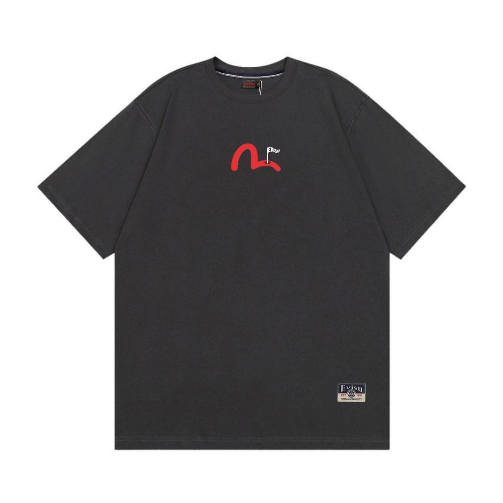 EVISU Golf-Themed Printed Short-Sleeve T-Shirt