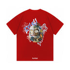 EVISU "Graffiti Daruma" Print Short-Sleeve T-Shirt
