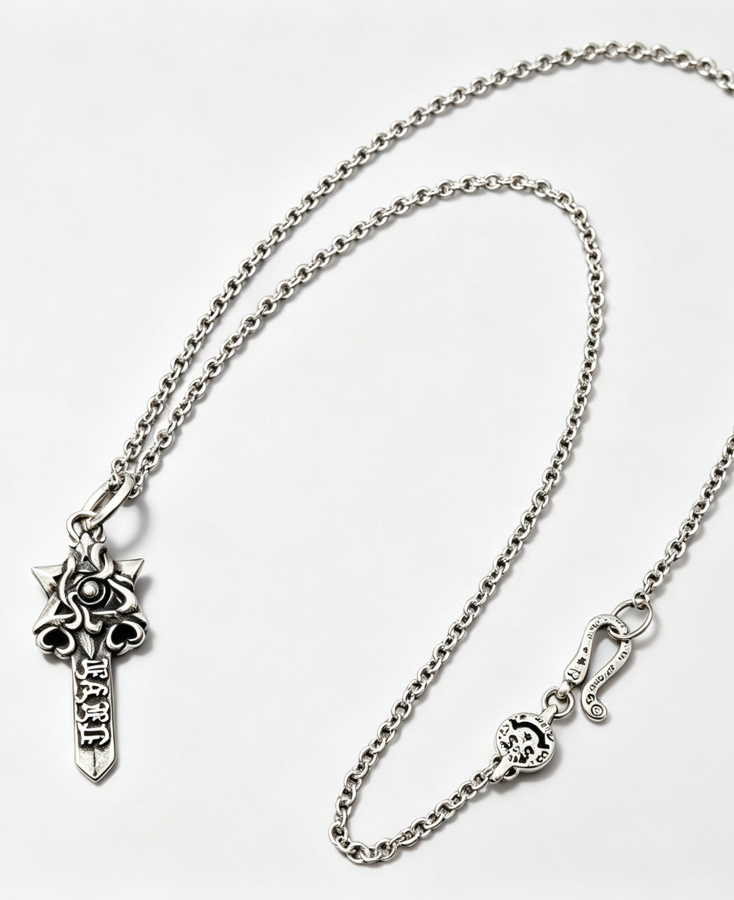 Chrome Hearts Star of David Sword Pendant