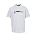 Chrome Hearts Men's White Cotton T-Shirt - Classic Banner Logo Crewneck Tee