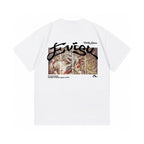 EVISU "Baize" Mythical Beast Print Short-Sleeve T-Shirt