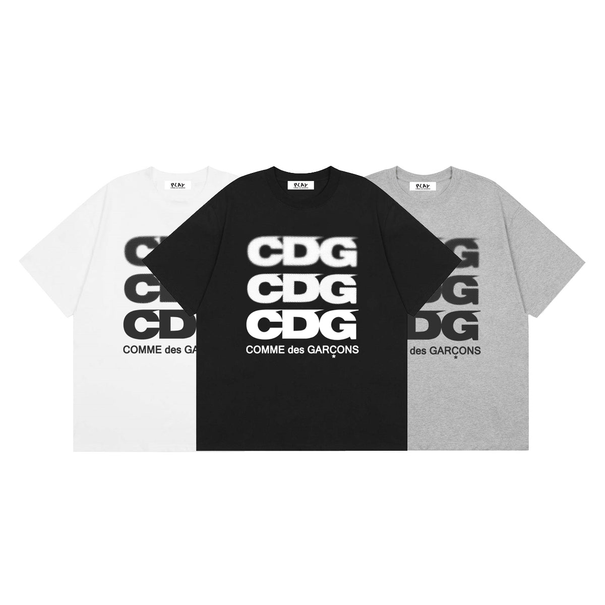 Comme des Garçons PLAY CDG Graphic Logo T-Shirt - Black Cotton Streetwear Tee