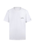 Chrome Hearts White Pocket T-Shirt with Back Scroll Logo - Classic Streetwear Tee