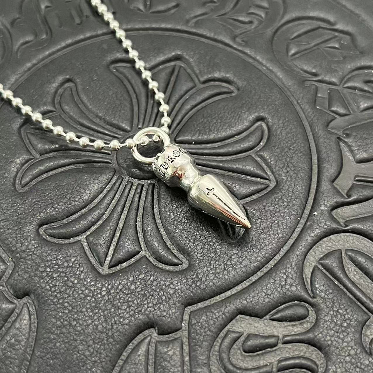 Chrome Hearts Bullet Pendant Necklace