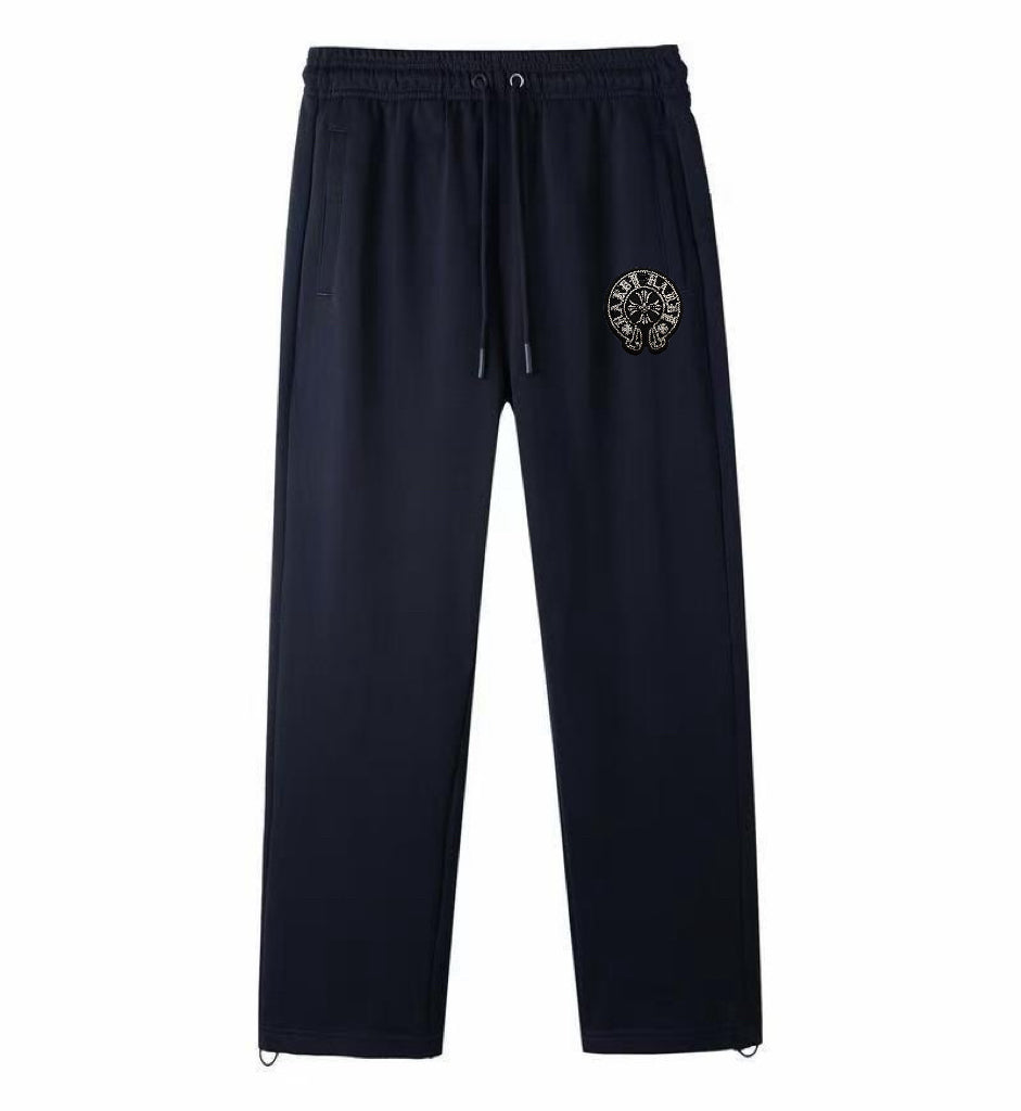 Chrome Hearts "Sanskrit Horseshoe" Embroidered Sweatpants