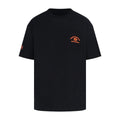 Chrome Hearts Hollywood Triple Cross Pocket T-Shirt - Black Tee with Orange Logo Print
