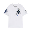 Chrome Hearts White "Final to the Finale" Multi-Cross Embroidered T-Shirt