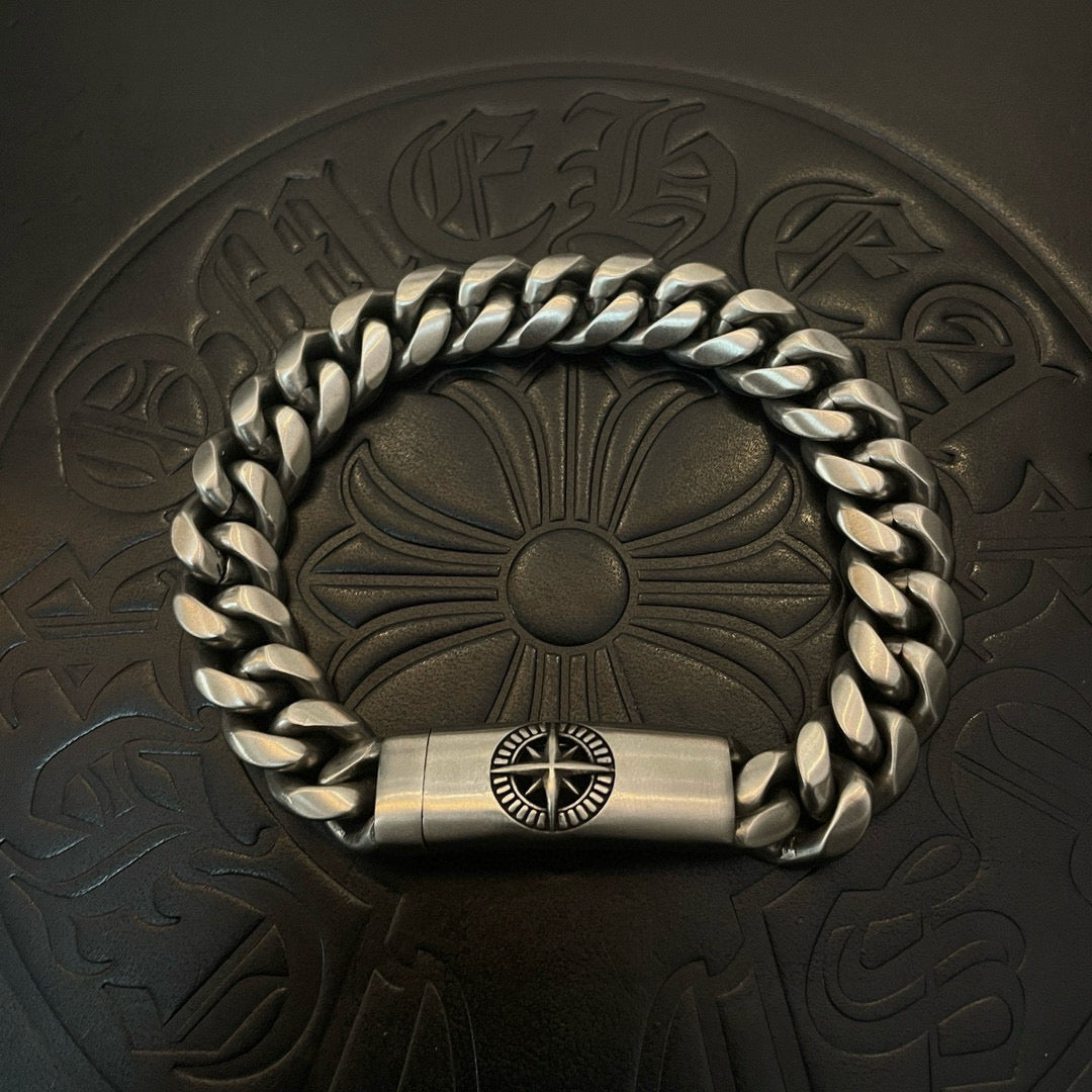 Chrome Hearts Cross Cuban Link Bracelet