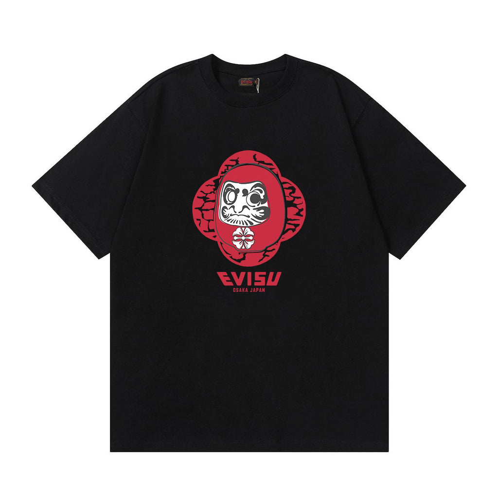 EVISU New Daruma Print Short-Sleeve T-Shirt