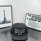 Chrome Hearts Black Mesh Trucker Hat