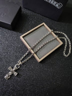 Chrome Hearts Celtic Dragon Cross Necklace
