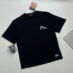 EVISU Classic "Kamon" or "Sakura" Print Short-Sleeve T-Shirt Series