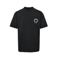 Chrome Hearts 2026 SS Horseshoe Logo Pocket T-Shirt - Black Unisex Cotton Tee with Gothic & Floral Details