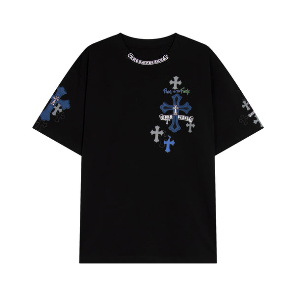 Chrome Hearts "Final To The Finale" Multi-Cross Embroidered T-Shirt