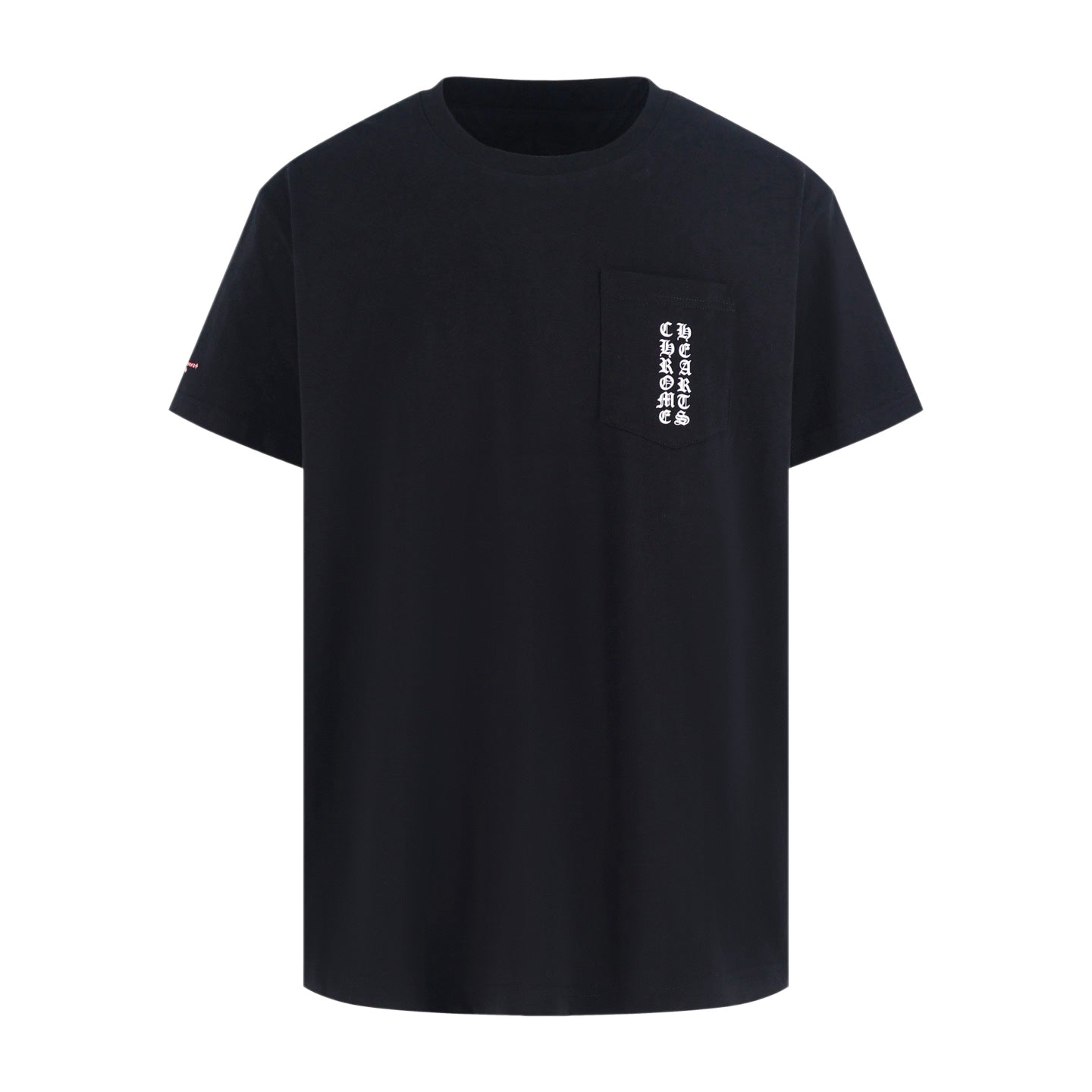 Chrome Hearts California F*ck You Pocket T-Shirt - Black Tee with Pink Gothic Print