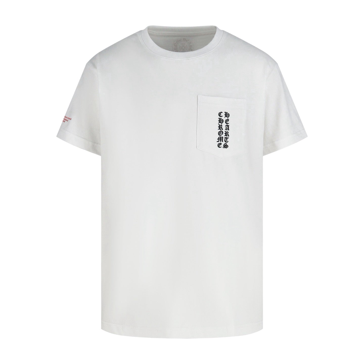 Chrome Hearts California F*ck You Pocket T-Shirt - White Tee with Pink Gothic Print