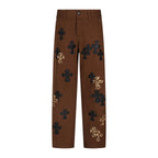 Chrome Hearts "Leopard Print Cross" Leather Appliqué