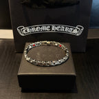 Chrome Hearts 925 Silver Gothic Letter Bracelet