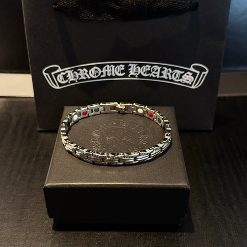 Chrome Hearts 925 Silver Gothic Letter Bracelet