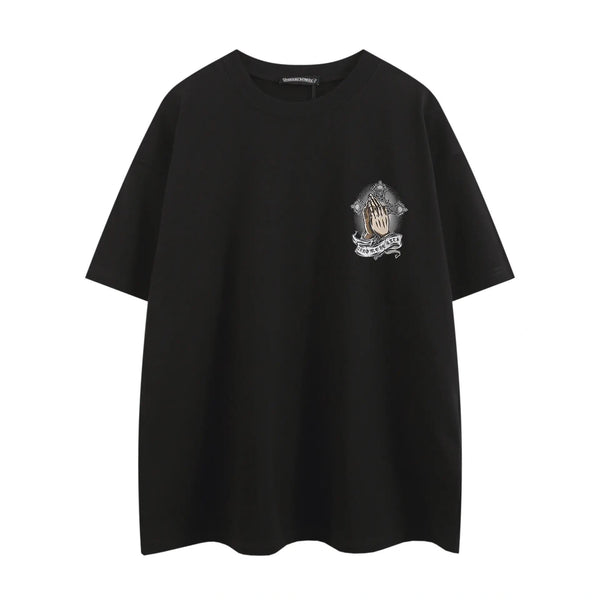 Chrome Hearts "Praying Hands" Graphic T-Shirt