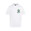 Chrome Hearts White T-Shirt with Green Multi-Cross Graphic