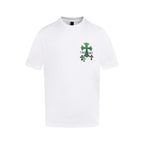 Chrome Hearts White T-Shirt with Green Multi-Cross Graphic
