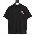 Chrome Hearts 2026 SS Multi-Color Cross Embroidered T-Shirt - Black Unisex Cotton Tee with Gothic Logo