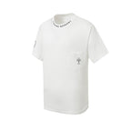 Chrome Hearts Style Gothic Cross Pocket T-Shirt – Back Print & Neck Embroidery, Premium Cotton Streetwear Tee