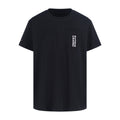 Chrome Hearts Style Black T-Shirt - Pink Gothic Back Print & Pocket Logo, Cotton Streetwear Tee