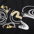 EVISU "Multi-Pocket & Gold Foil 'Big M'" Series Short-Sleeve T-Shirt