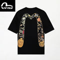 EVISU Brand "Big M" & "Ebisu Deity" T-Shirt