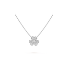 Van Cleef & Arpels Frivole collection clover necklace