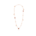 Van Cleef & Arpels Lucky Spring long necklace in 18K rose gold