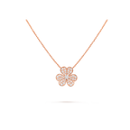 Van Cleef & Arpels Frivole collection clover necklace