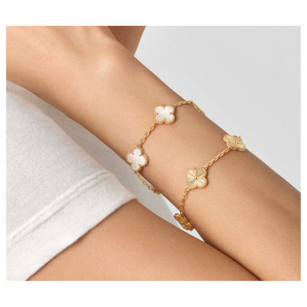 Van Cleef & Arpels Alhambra four-leaf clover bracelet