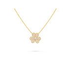 Van Cleef & Arpels Frivole collection clover necklace