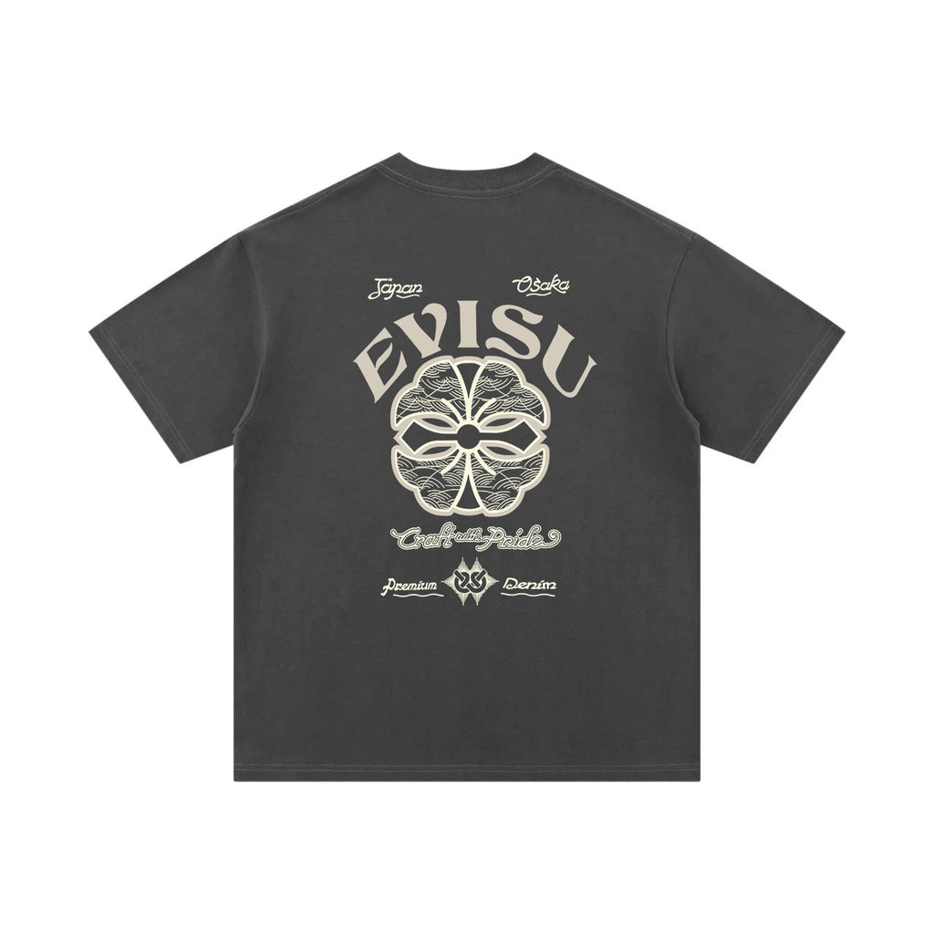 EVISU "Home Flower" Print T-Shirt