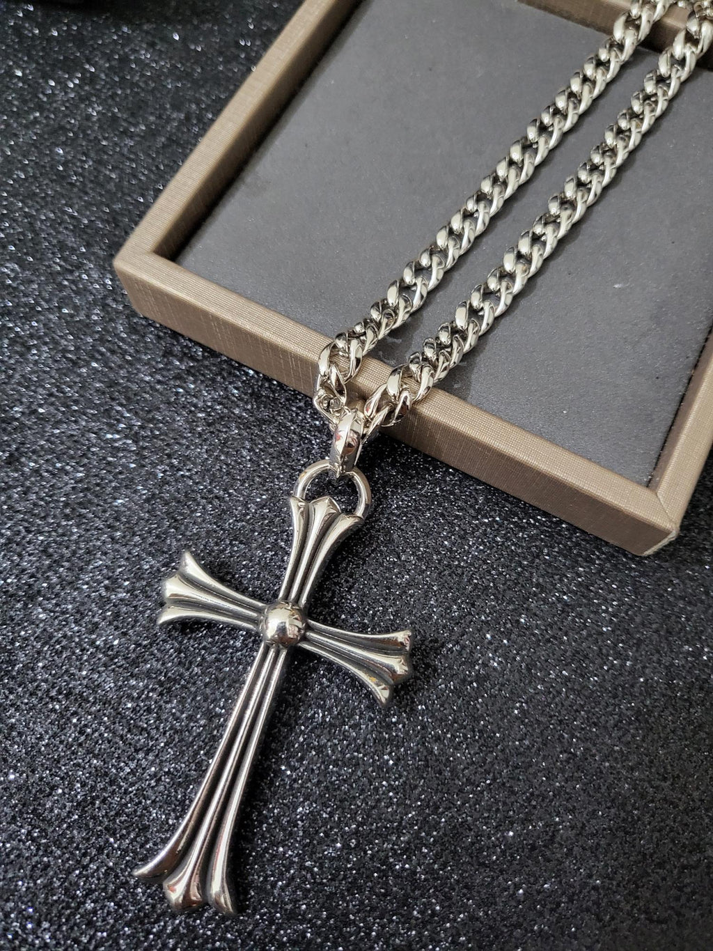 Chrome Hearts Large Cross Pendant Necklace