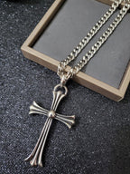 Chrome Hearts Large Cross Pendant Necklace