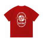 EVISU Summer New Arrival: "Family Crest" Print Short-Sleeve T-Shirt
