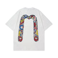 EVISU "Daruma Big M" Print Short-Sleeve T-Shirt